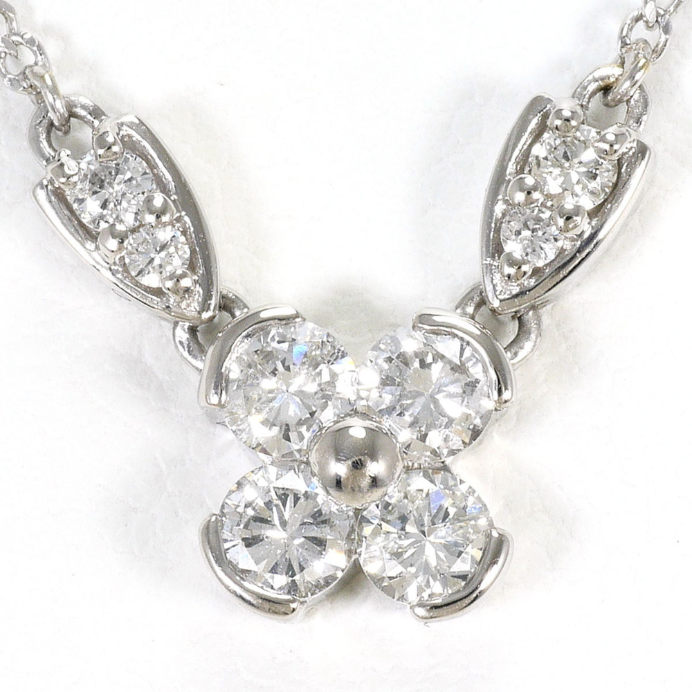 VINTAGE Silver Diamond Necklace